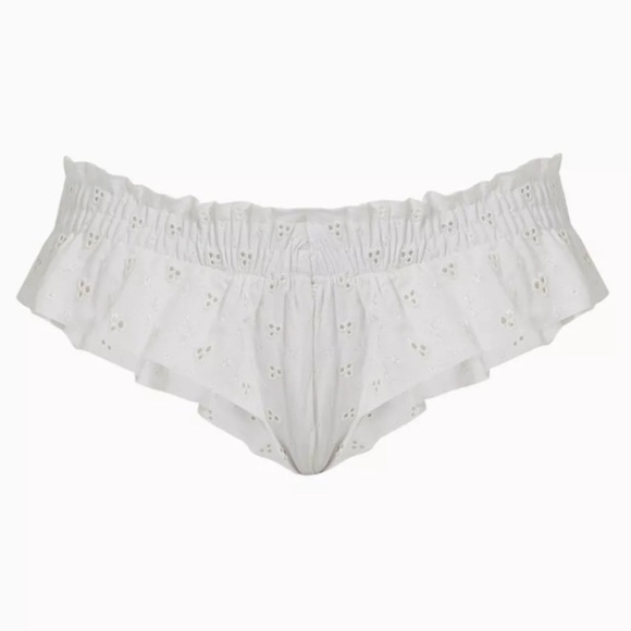 New! Frankie’s Gigi Hadid Pippa Ruffled Eyelet Lace bikini bottom 3912 - Picture 9 of 9